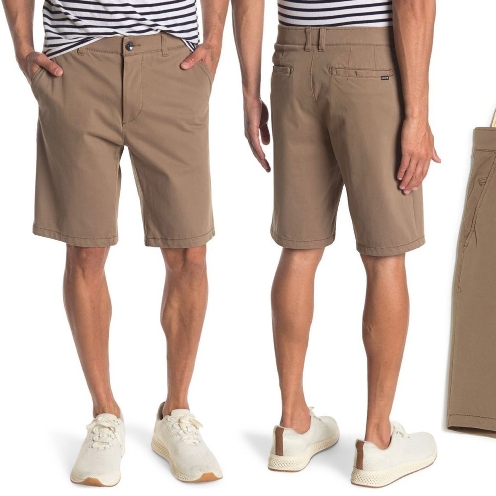 UNION FLEX KNIT TWILL CHINO SHORTS SIZE 40 NEW WITH TAGS